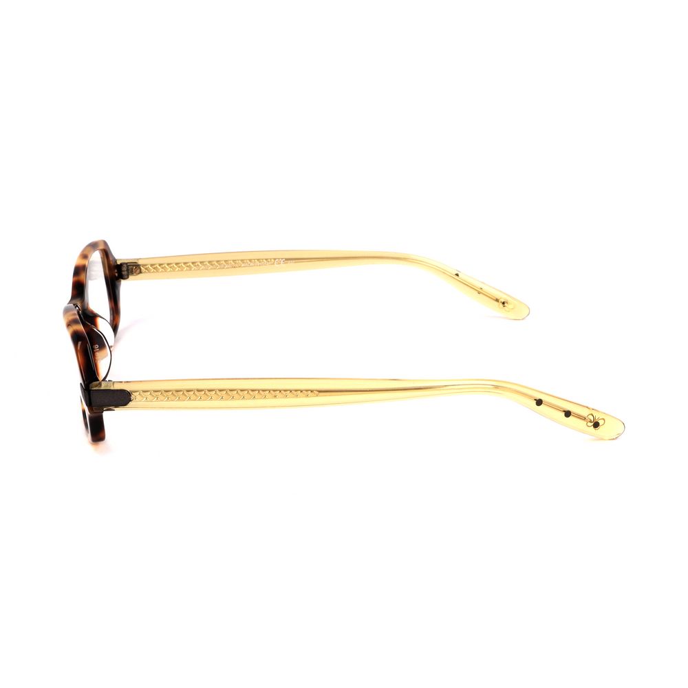 Side view of Bottega Veneta Bicolor Plastic Frames with Havana and Honey color, showcasing the elegant temple design.