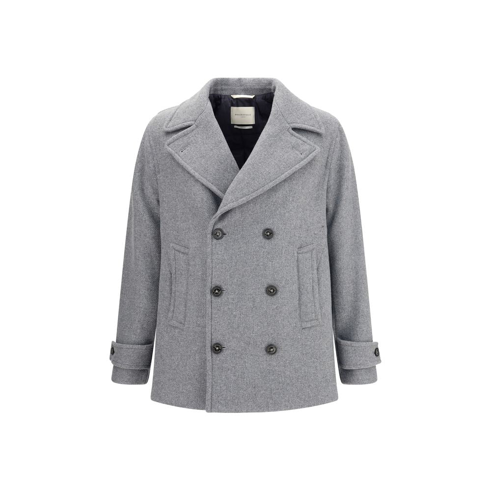 Brooksfield Gray Wool Coat