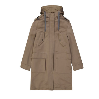 Brunello Cucinelli Brown Polyester Parka 1728,40,75611013280,Brown,Brunello Cucinelli,Clothing,Jackets & Coats - Clothing,New with tags,Parkas - Jackets & Coats - Clothing,Women