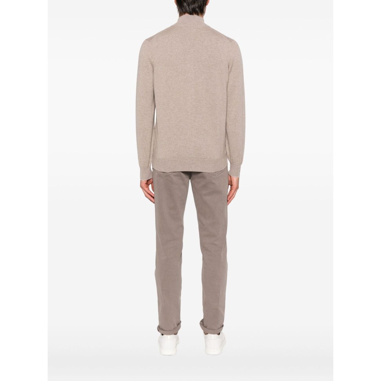 Brunello Cucinelli Cashmere Zipped Cardigan Topwear