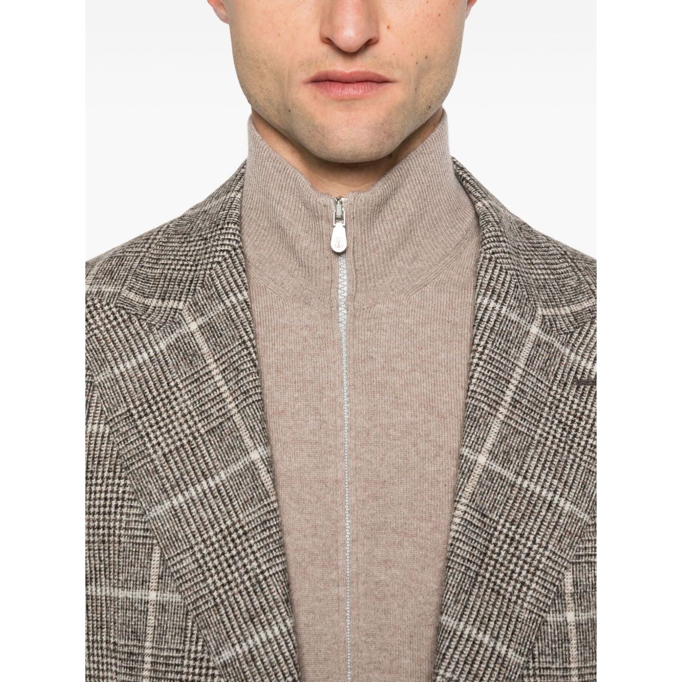 Brunello Cucinelli Cashmere Zipped Cardigan Topwear