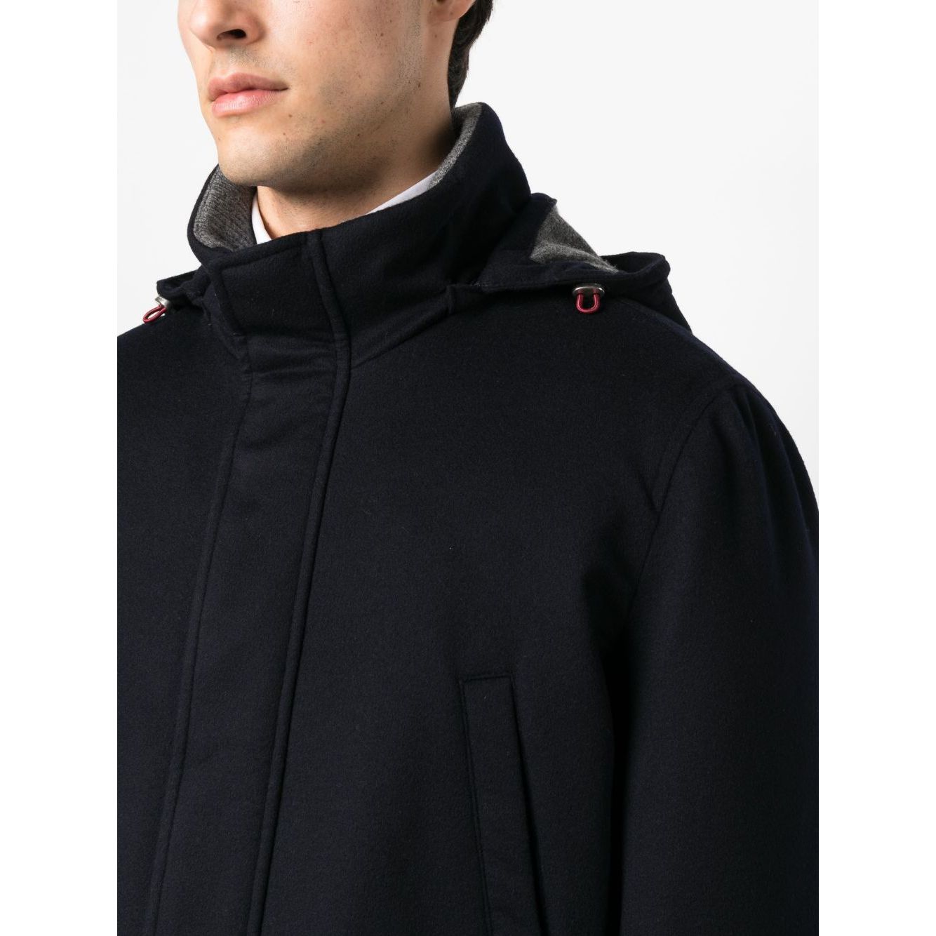 Brunello Cucinelli Detachable hood padded coat