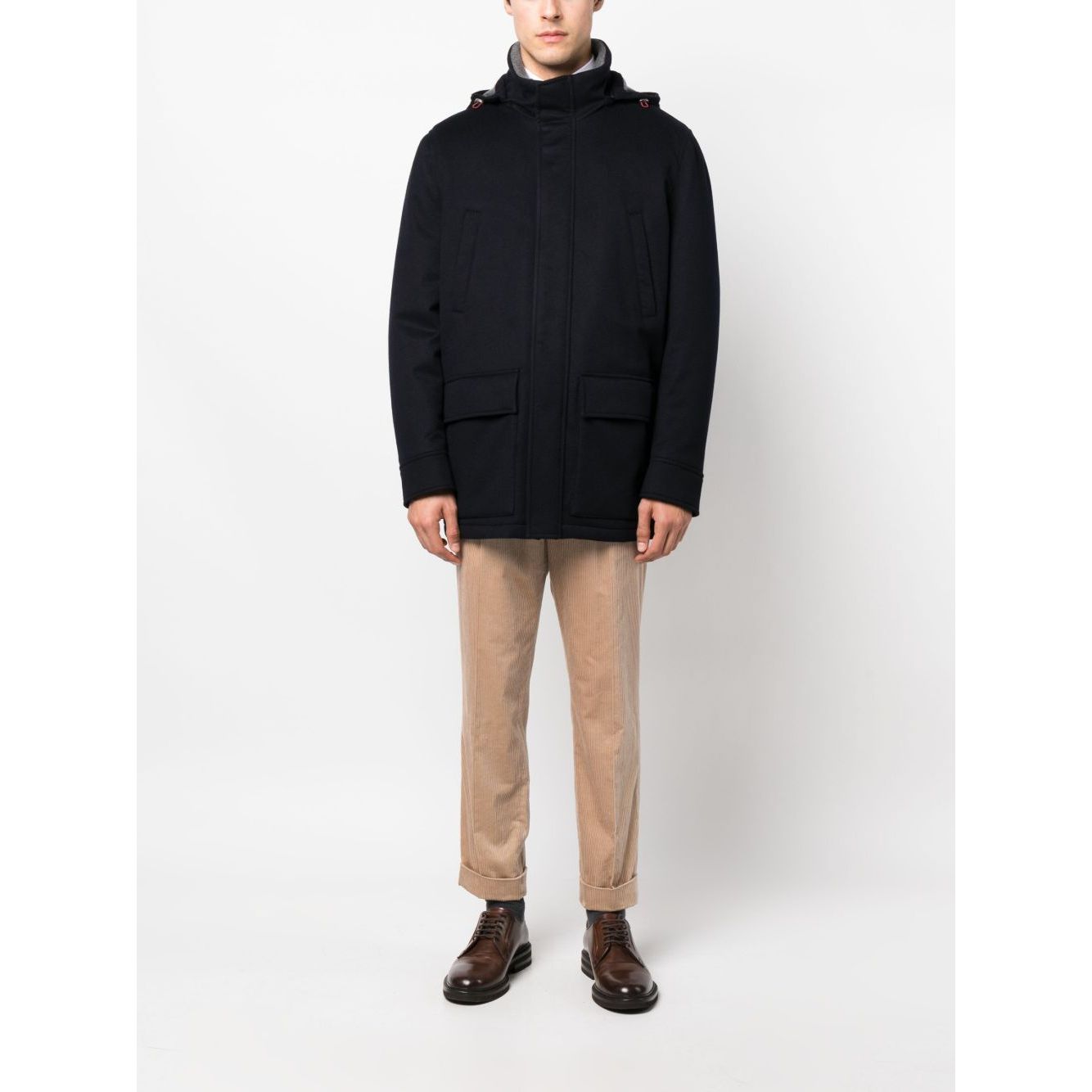 Brunello Cucinelli Detachable hood padded coat