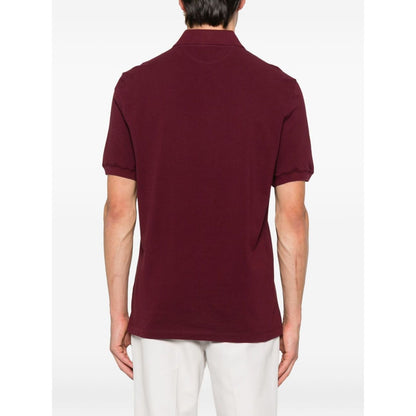 Brunello Cucinelli Embroidered cotton polo shirt