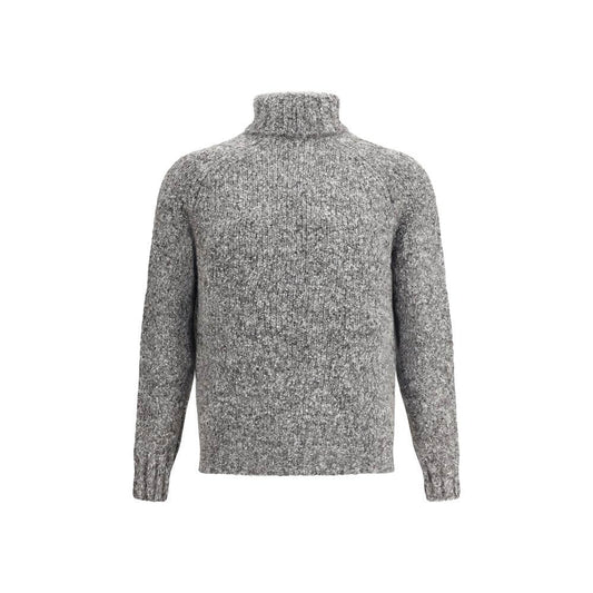 Brunello Cucinelli Gray Alpaca Vicugna Pacos Turtleneck