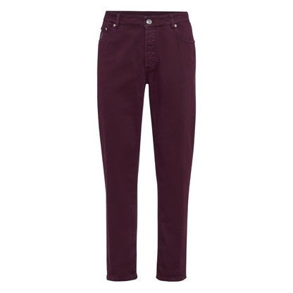 Brunello Cucinelli Logo-patch jeans