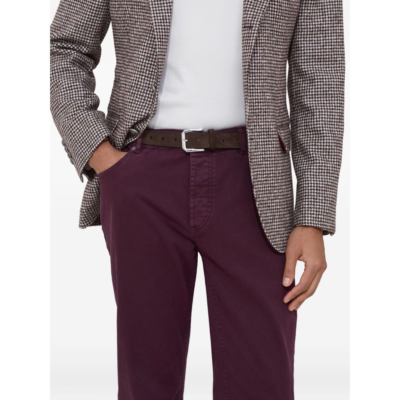 Brunello Cucinelli Logo-patch jeans