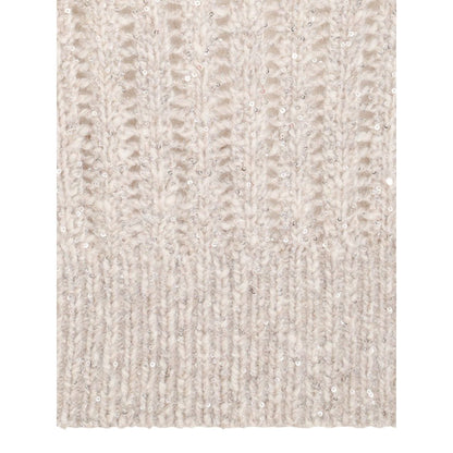 Brunello Cucinelli Natural Knitted Crewneck Vest