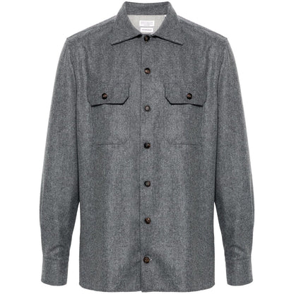 Brunello Cucinelli Shirts Grey