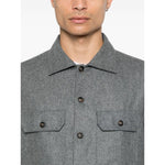 Brunello Cucinelli Shirts Grey Shirts