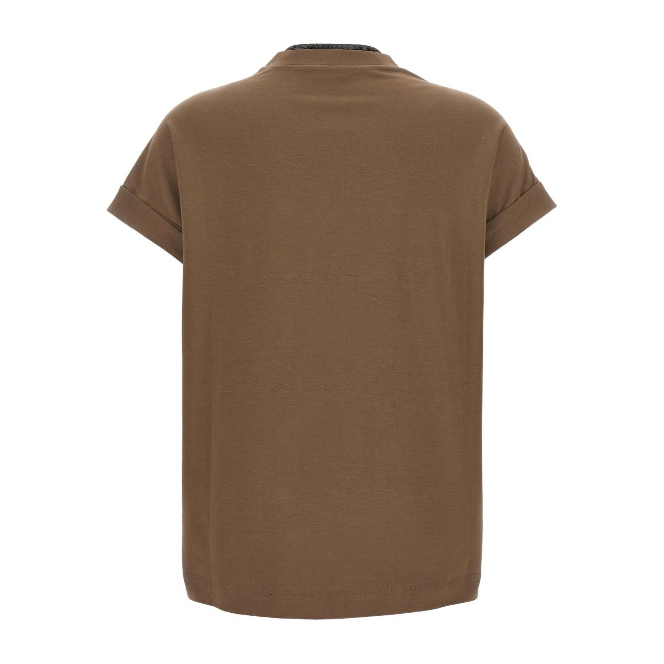 Brunello Cucinelli T-shirts and Polos Brown