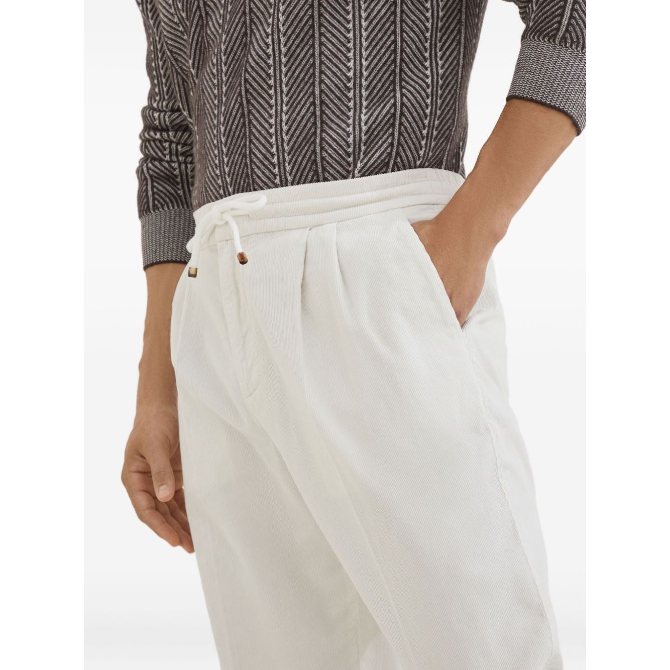 Brunello Cucinelli Trousers White