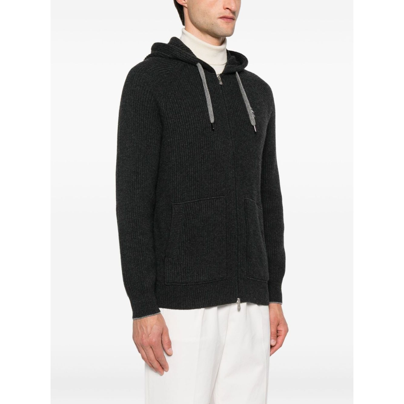 Brunello Cucinelli Zip-up hooded cardigan