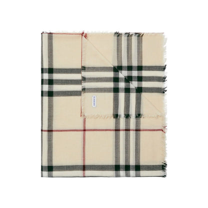 Burberry Check wool scarf Scarves Hats & Gloves