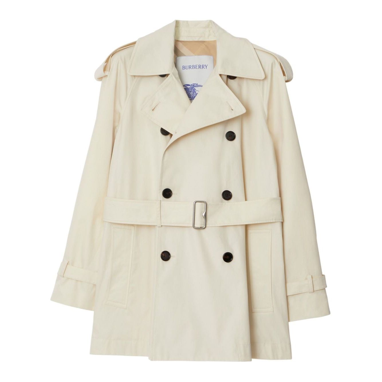 Burberry Short Belted Trench Coat Jackets