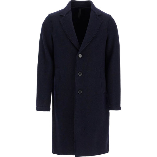 Harris Wharf London single-breasted wool coat in boiled Jackets Harris Wharf London