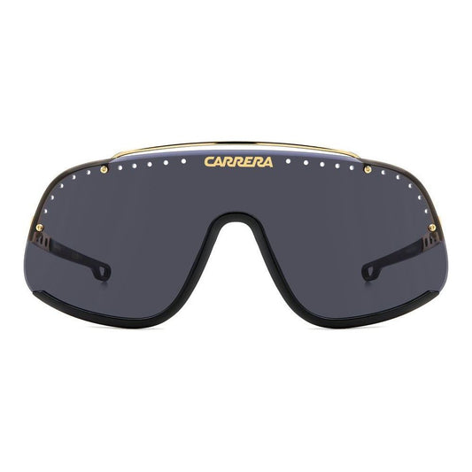 CARRERA MOD. FLAGLAB 16 unisex metal sunglasses, sleek design, front view with dark lenses and brand logo on the frame.