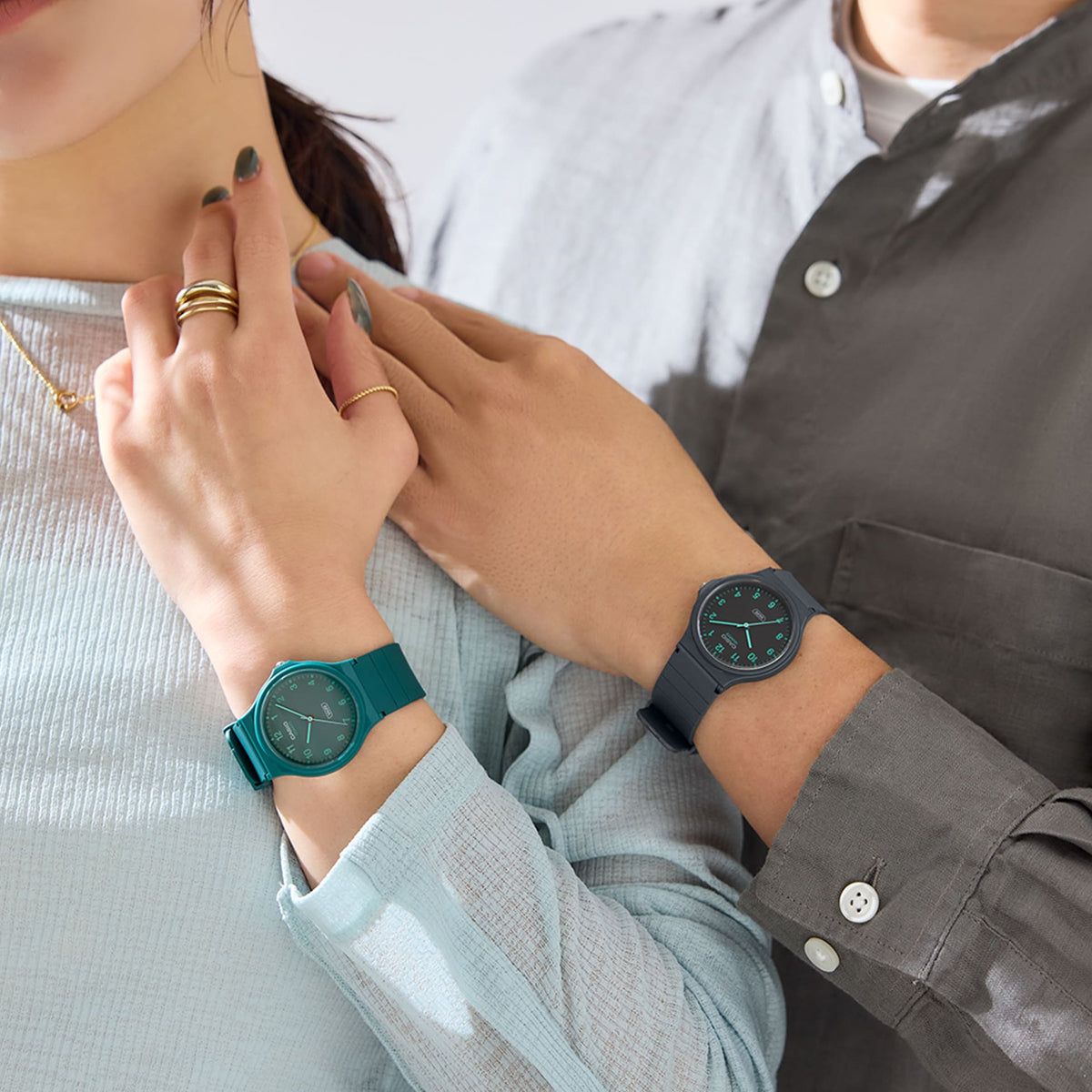 CASIO COLLECTION SERIE POP - GREEN WATCHES