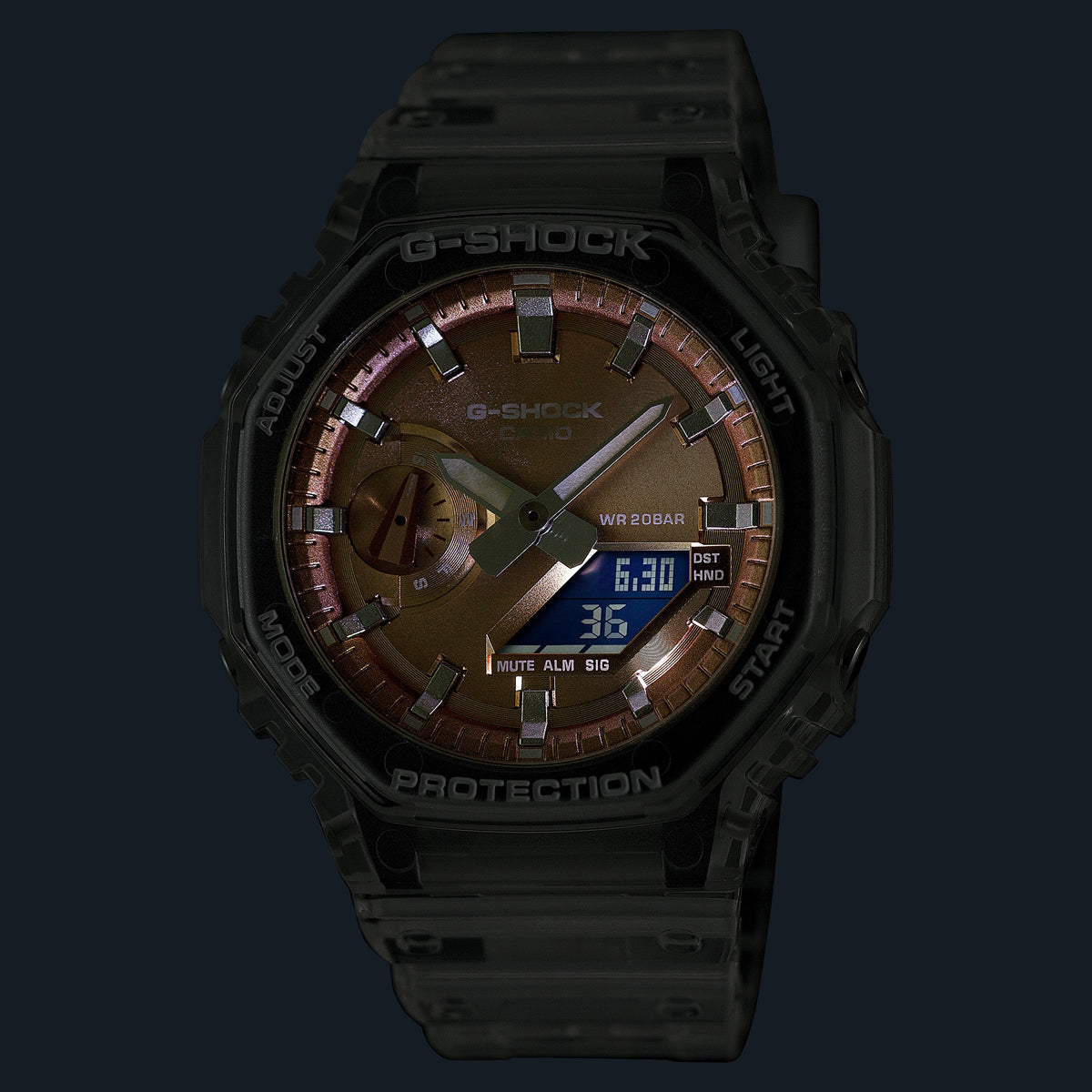 CASIO G-SCHOCK Mod. BRIGHT METALLIC - ROSE GOLD WATCHES