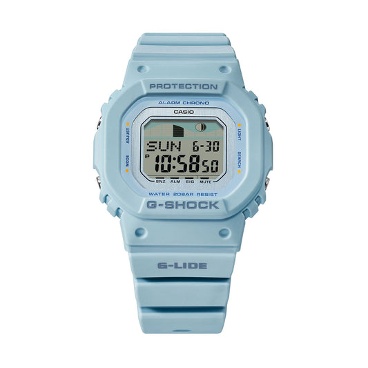 CASIO G-SHOCK Mod. G-LIDE Mid-Blue - SURF TIDE GRAPHS WATCHES