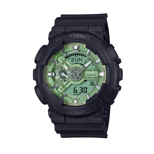 CASIO G-SHOCK Mod. GS-BASIC - TONE ON TONE DIAL - GREEN SAGE *** SPECIAL PRICE *** wristwatch, 20 ATM water-resistant.