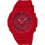 Red CASIO G-SHOCK Mod. OAK - TONE ON TONE SERIE wristwatch with multifunction quartz movement, 20 ATM water resistance, carbon and resin case.