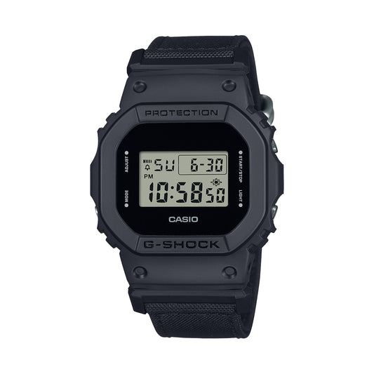 CASIO G-SHOCK Mod. THE ORIGIN - BLACK CORDURA ECO FABRIC STRAP SERIE wristwatch with multifunction quartz movement and 20 ATM water resistance
