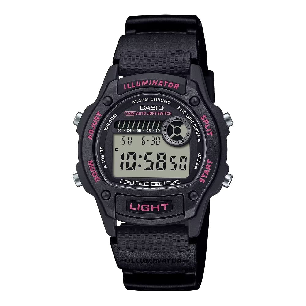 CASIO SPORT Mod. TIMELESS COLLECTION - BLACK - PINK WATCHES
