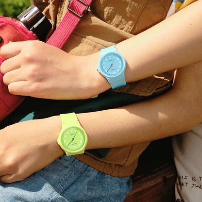 CASIO TIMELESS COLLECTION Mod. POP - BIO RESIN STRAP - LEMON GREEN-3