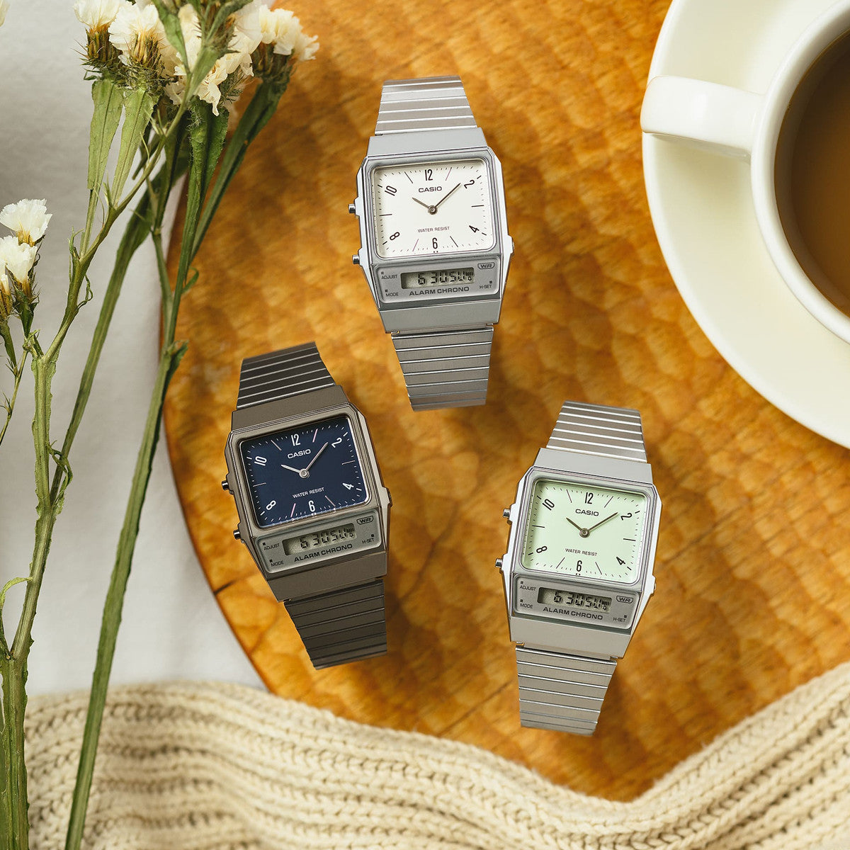 CASIO VINTAGE Mod. EDGY COLLECTION - CREAM