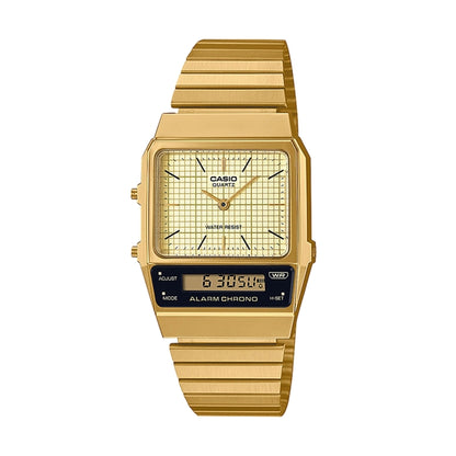 CASIO VINTAGE Mod. EDGY COLLECTION RETRO DIAL - GOLD WATCHES