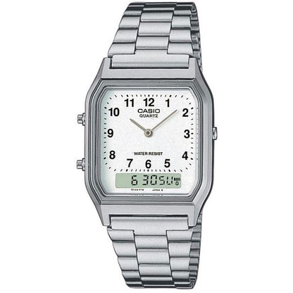 CASIO VINTAGE Mod. EDGY COLLECTION - White. numbers ***SPECIAL PRICE*** WATCHES