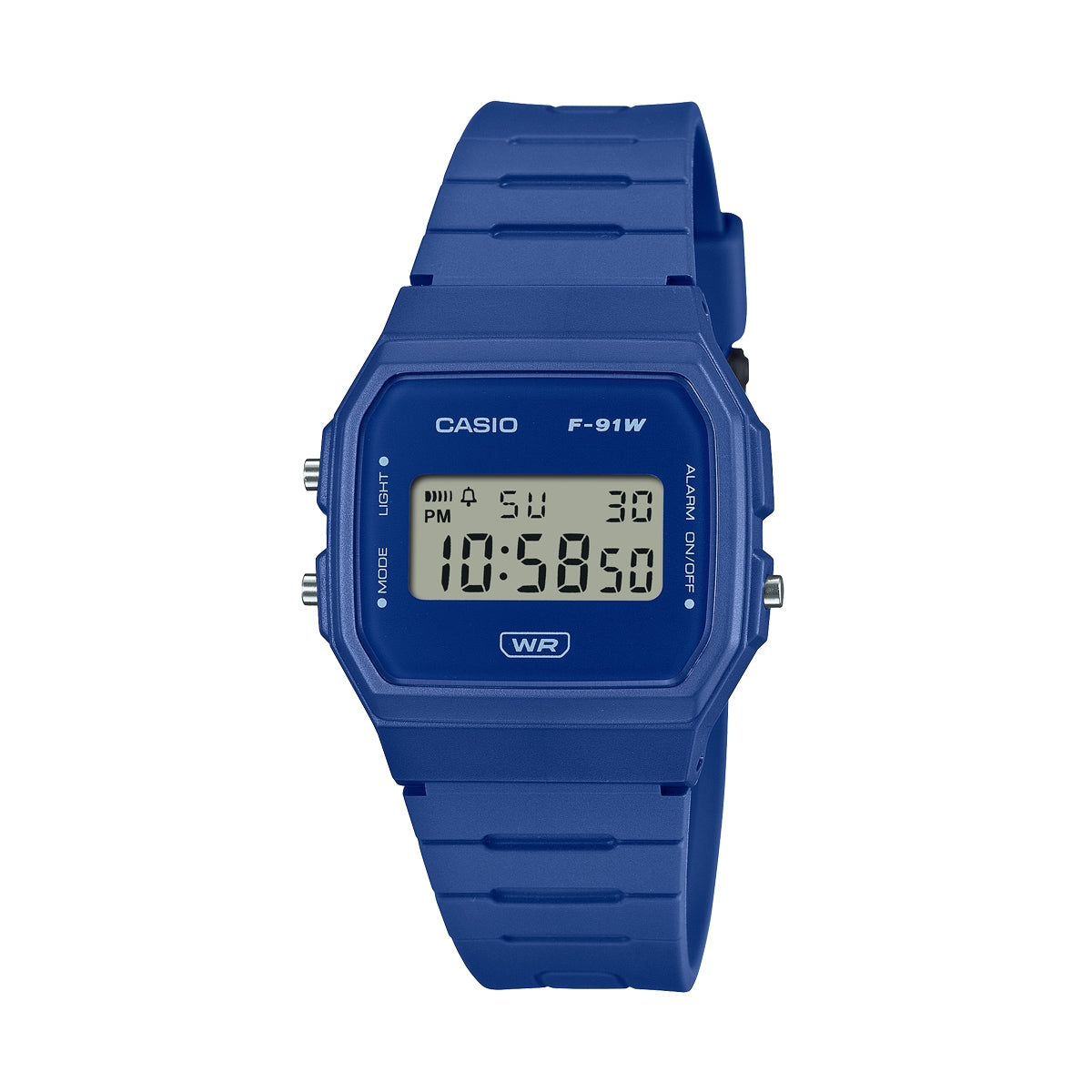 CASIO VINTAGE Mod. F-91 BIO RESIN STRAP - BLUE