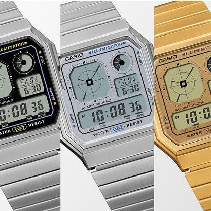 CASIO VINTAGE Mod. RETRO FUTURE EDGY COLLECTION - SILVER