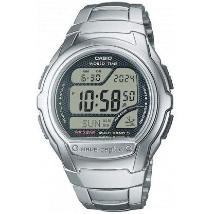 CASIO WAVE CEPTOR - WORLD TIME. RADIO CONTROLLED. Radio signal receiver (EU. USA. Japan) WATCHES