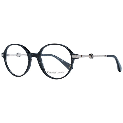 CHRISTIAN LACROIX MOD. CL1142 50041 stylish lady's eyewear with elegant black frames and round lenses.