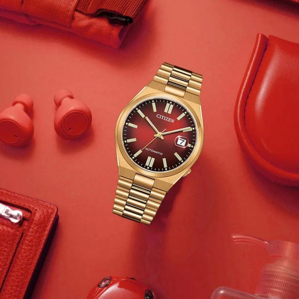 CITIZEN Mod. TSUYOSA Automatic - RED WATCHES