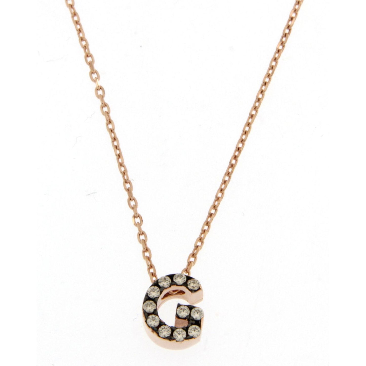 COLLANE RUE DES MILLE MOD. GRZ-CH INIZ G DESIGNER FASHION JEWELLERY