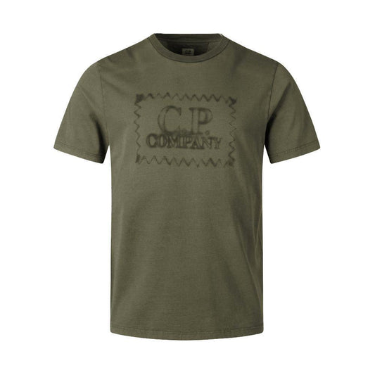 C.P. Company Green Cotton T-Shirt CP-15148-L