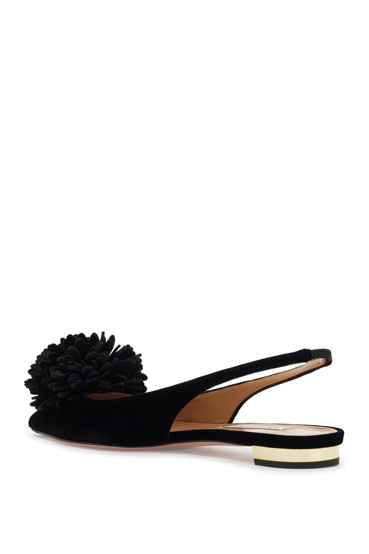 Aquazzura velvet slingback couture