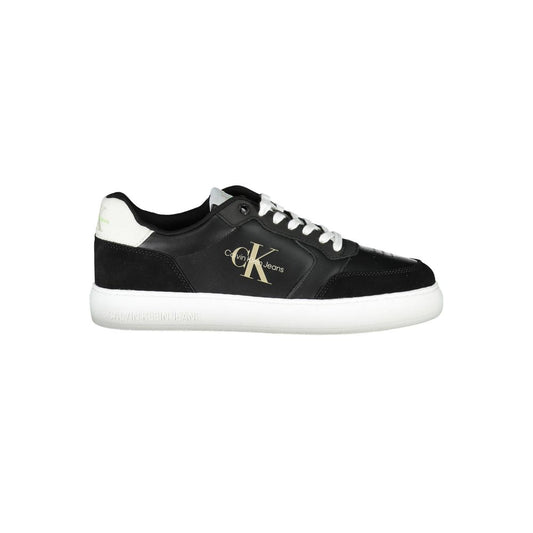 Calvin Klein Black Polyester Men's Sneaker