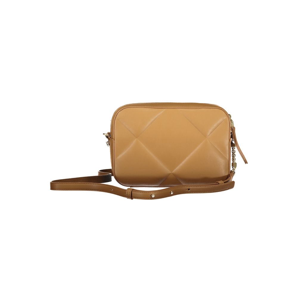 Front view with bag zipped and handles upright.