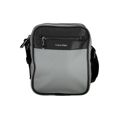 Calvin Klein Grigio Polyester Men Shoulder Bag 1728,67403481248,Bags,Calvin Klein,Gray,Men,New with tags,Shoulder Bags - Bags