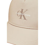 Calvin Klein Jeans Beige Recycled Polyester Caps Baseball Hat