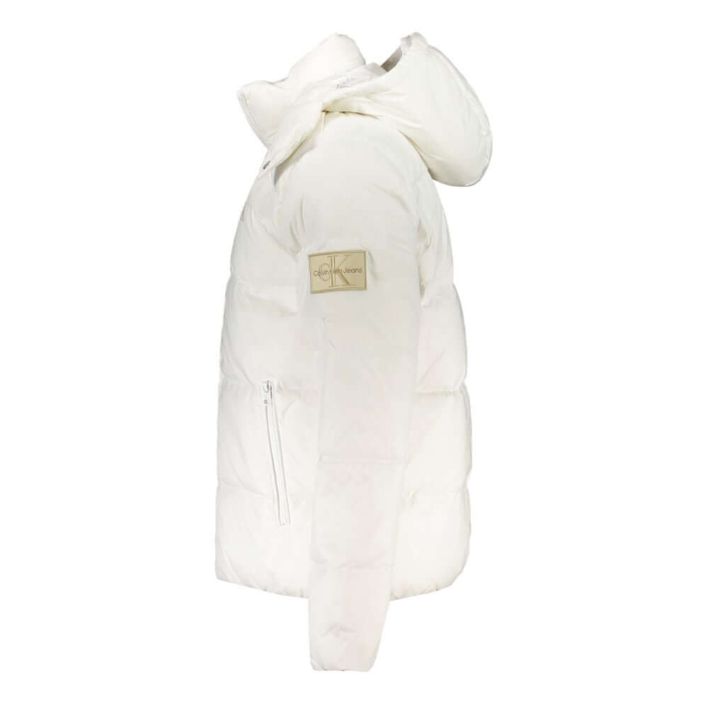 Calvin Klein White Polyamide Men Jacket