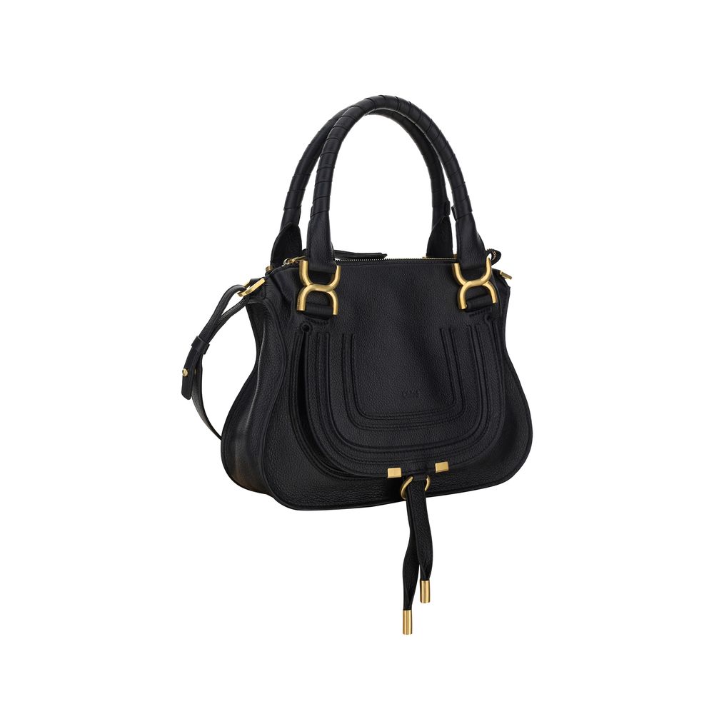 Front view with bag zipped and handles upright.