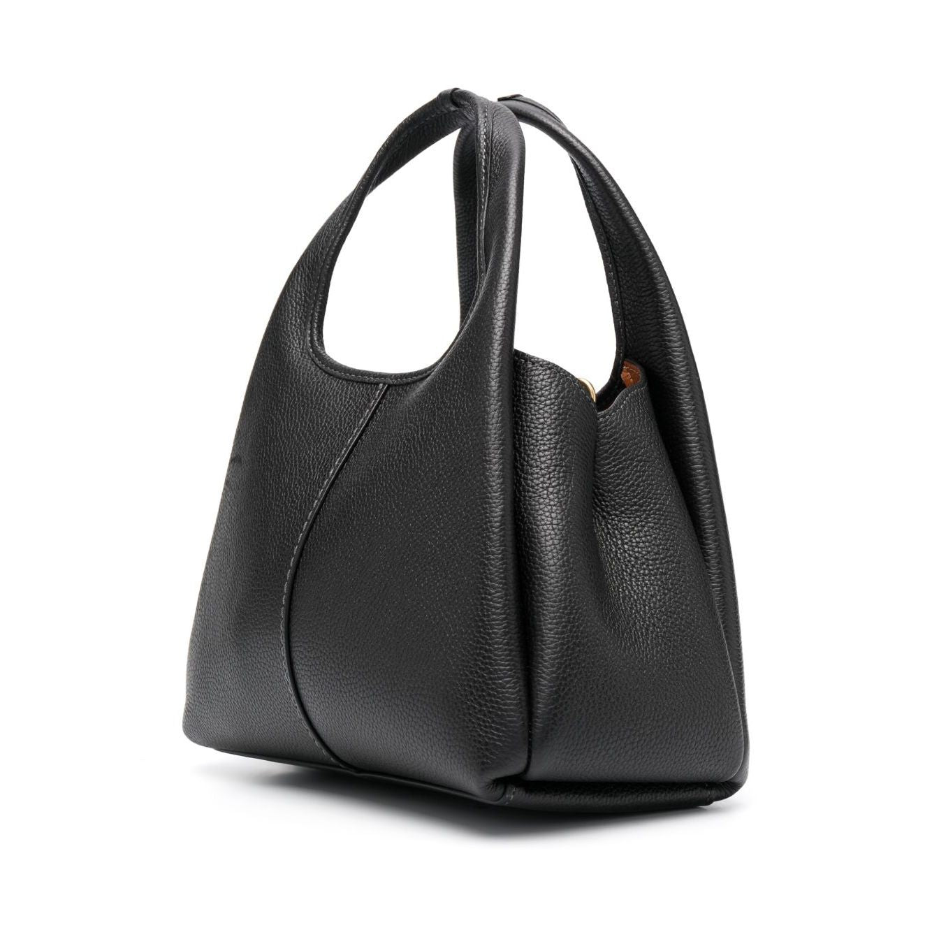 Front view with bag zipped and handles upright.