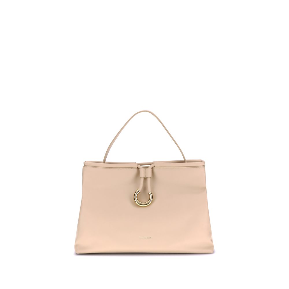 Front view with bag zipped and handles upright.