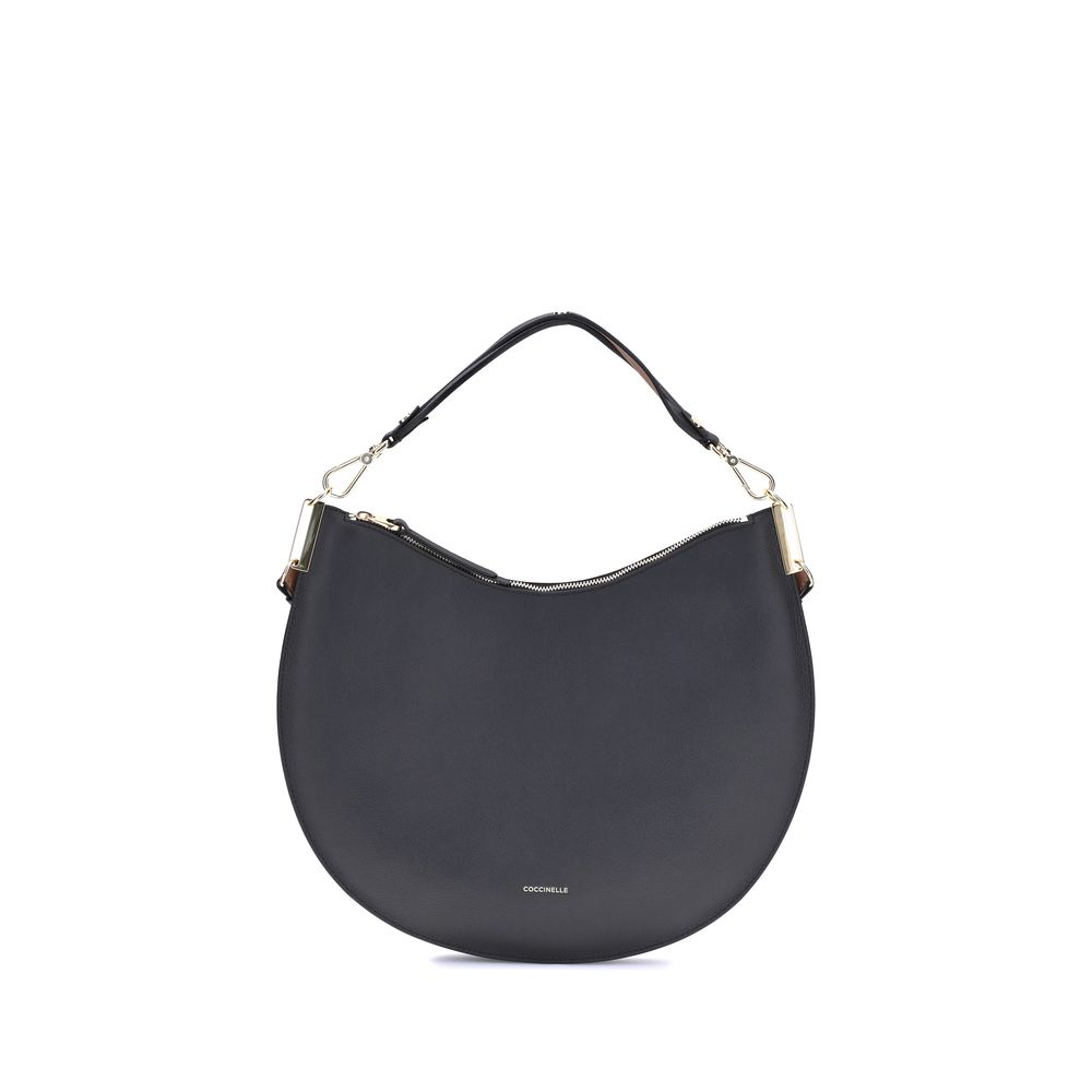 Front view with bag zipped and handles upright.