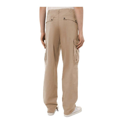 Comme Des Fuckdown Beige Cotton Men Cargo Trouser